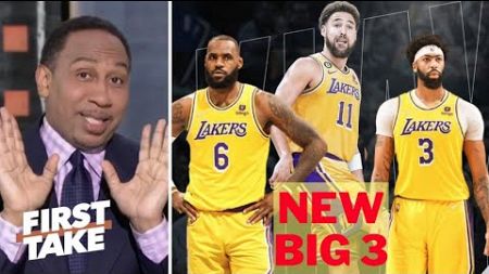 FIRST TAKE | &quot;NEW BIG 3&quot; - Stephen A. reacts to Klay Thompson HINTS at wanting to sign with Lakers