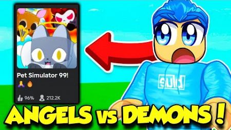 The ANGEL vs DEMONS Update IS HERE In Pet Simulator 99!
