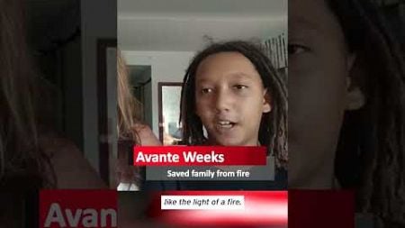 12-Year-Old Playing Video Games Saves Family From Fire #shorts