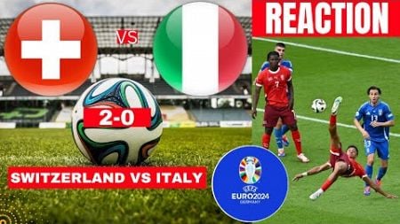Switzerland vs Italy 2-0 Live Stream Euro 2024 Football Match Today Score Commentary Highlights Vivo