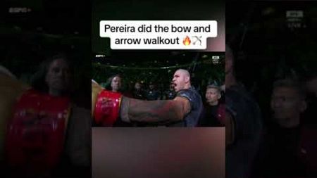 Pereira’s bow and arrow 🏹 #UFC303