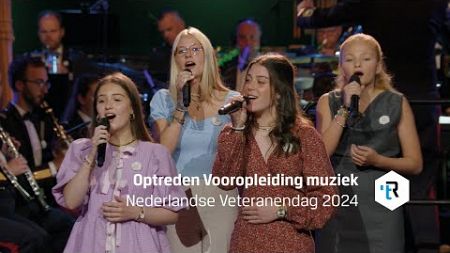 Optreden Vooropleiding muziek op de Nederlandse Veteranendag 2024
