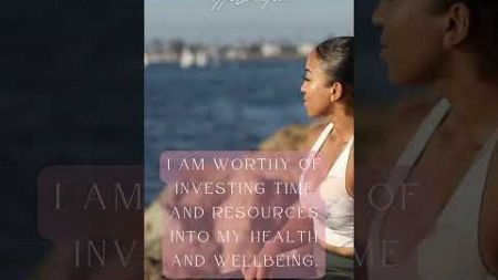 I am worthy of investing time and resources into my health and wellbeing. | #affirmation