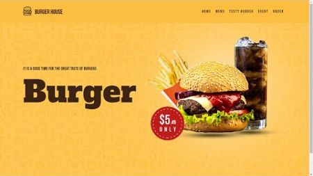 How To Create A Restaurant Website Using HTML &amp; CSS | Part Four (5)
