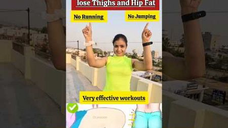 Lose Thigh &amp; Hip fat ✅ #yogeshwari #weightloss #fitness #tranding #viral #hipfat #thighfatloss #yt