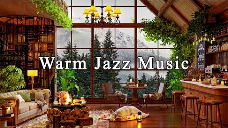 Warm &amp; Relaxing Jazz Music for Study, Work Day ☕ Cozy Coffee Shop Ambience &amp; Jazz Instrumental Music