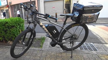 モペット　改造　電動バイク　電動自転車　フードデリバリー　違法