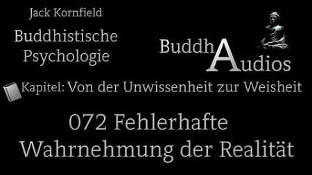 072 Fehlerhafte Wahrnehmung der Realität - Buddhistische Psychologie, Jack Kornfield