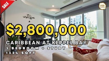 Singapore Condo Property Home Tour | Caribbean at Keppel Bay | 3 Bedroom + Study 1324 sqft