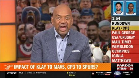 Pardon the Interruption | Paul George completes Sixers’ BIG 3; Klay picked Mavs over Lakers - Wilbon