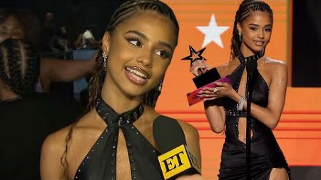 BET Awards: Tyla REACTS to Best International Act Win!