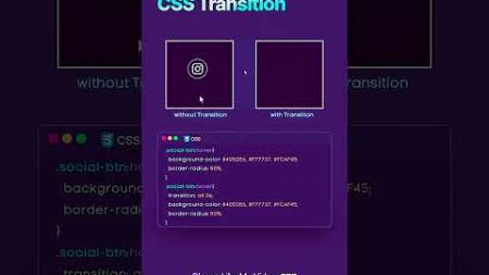 Every Web Developer Should Know This Features - CSS Transition