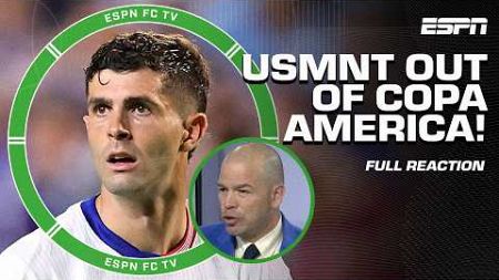 FULL REACTION: UNITED STATES OUT OF COPA AMERICA 🚨 &#39;UNDERACHIEVERS!&#39; - Herculez Gomez | ESPN FC