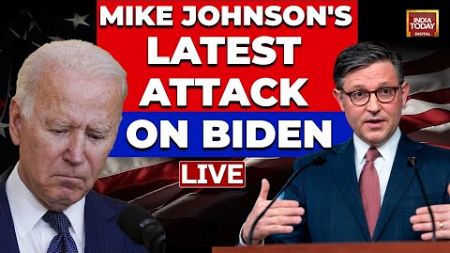 LIVE: House Speaker Mike Johnson Makes A Bold Prediction Over Presidential Election | Trump Vs Biden