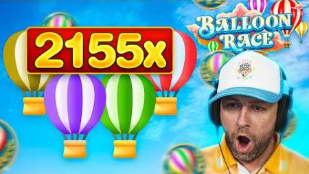 This BALLOON RACE LIVE GAME can ACTUALLY PAY HUGE!! INSANE MULTIS!! (Bonus Buys)