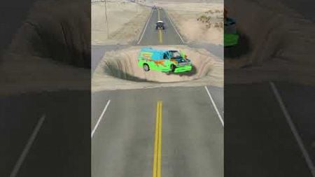 Cars &amp; Truck vs Massive Pit - BeamNG.Drive