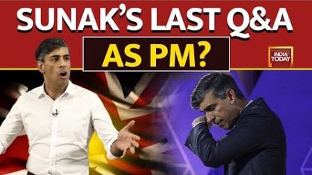 LIVE: Rishi Sunak Participates In Q&amp;A Session In The Final Week Of Campaigning Ahead Of The Polls