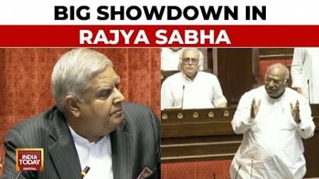 Sonia Gandhi Made Me: Mallikarjun Kharge&#39;s Fiery Reply To Jagdeep Dhankhar In Rajya Sabha