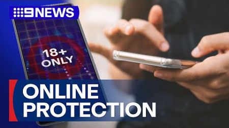 Social media platforms on deadline to protect kids online | 9 News Australia