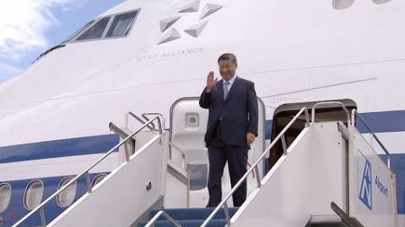 Chinese President Xi Jinping arrives in Astana for SCO summit, state visit