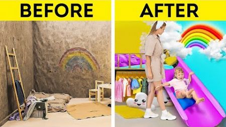 Amazing Room Makeover 🤩 Best Parenting Hacks You Can&#39;t Miss! 🌟