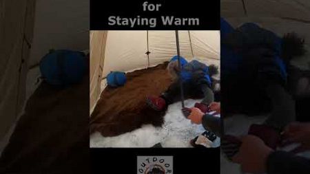 NEVER get cold feet again! Ultimate Winter Camping Hack #camping