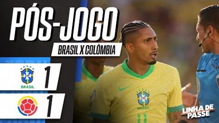 Brasil 1x1 Colômbia pela Copa América - LINHA DE PASSE pós-jogo da seleção brasileira ao vivo