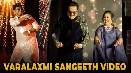 Varalaxmi Sangeeth 😍 Brother Rahul Dancing Video | Nicholai Wedding | Sarathkumar Radika | Marriage