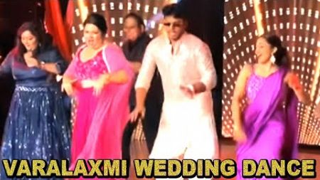 Varalaxmi Wedding Dance Video | Meena, Prabhudeva, Trisha, Mehndi Sangeet | Varalakshmi - Nicholai