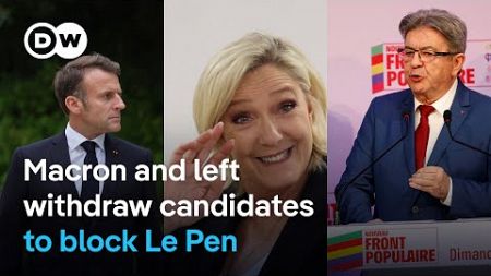 French parties unite to keep far-right from power, but is it too little, too late? | DW News