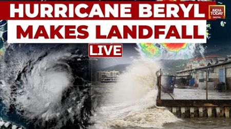 LIVE: Hurricane Beryl Heads Toward Jamaica| Hurricane Beryl Turns Into Dangerous Category 4 Storm
