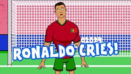RONALDO CRIES😭 CR7 misses a penalty against Slovenia! (Euro 2024 Goals Highlights)