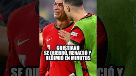 Cristiano Ronaldo llora por fallar un penal y se redime | #euro2024 🏆🇵🇹