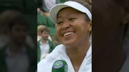 A fan’s support helped Naomi Osaka stay positive through her 1st round match at Wimbledon 🙌 #shorts