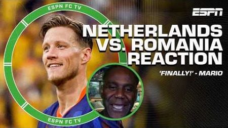 Netherlands TAKE DOWN Romania 👀 &#39;FINALLY!&#39; - Mario Melchiot [FULL REACTION] | ESPN FC