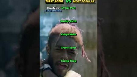 Rappers FIRST vs BIGGEST song #liluzivert #kanyewest #first #popular #rap #review #hiphop