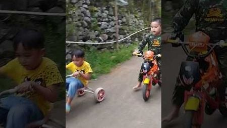 balapan ala moto gp di kampung #viral #gemoi #motogp #balap #shorts