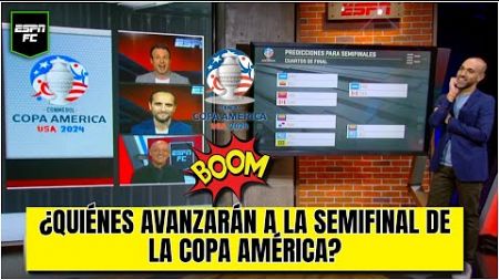 Argentina, Colombia y Uruguay avanzarían a semis. Pronóstico reservado: CANADÁ y VENEZUELA | ESPN FC