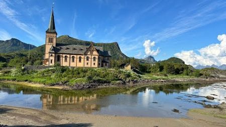 Fünf musikalische Miniaturen mit Bildern der Lofoten Kathedrale und Umgebung, Norwegen 2024