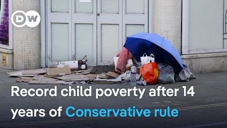 With 30% of children in poverty, will the UK&#39;s elections change anything? | DW News