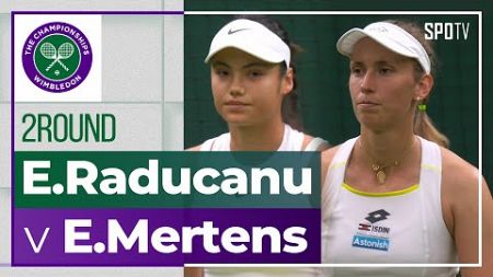 [Wimbledon 2024] E.Raducanu vs E.Mertens H/L