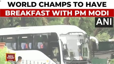 World T20 Champ Team India At PM Modi&#39;s Residence After Roaring Reception In Delhi | India Today