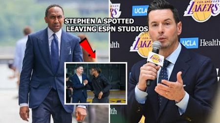 REPORT JJ Redick &amp; Stephen A Smith BEEF Behind Scenes At ESPN Has Them Not Speaking!