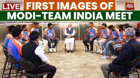 LIVE: Team India Meets Prime Minister Narendra Modi In New Delhi After T20 World Cup Triumph