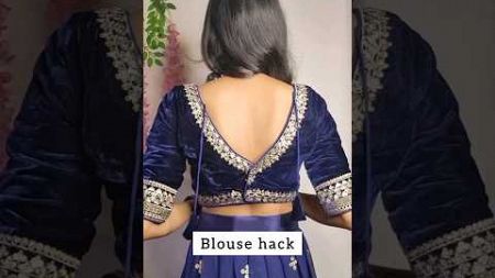 try this blouse knot hack 😱🥰/#hacks #blouse #lifehacks #fashion #style #shortvideo #shorts #hack