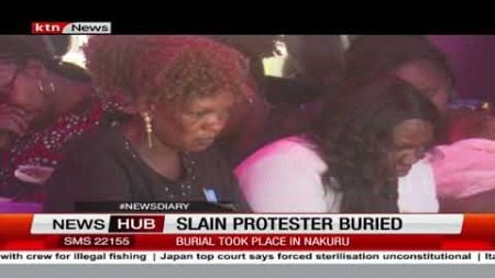 One of protesters killed in anti-finance bill protests laid to rest in Nakuru