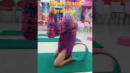 head strand practice โยคะเพื่อสุขภาพ Lotus yoga phitsanulok studio by Veena mini