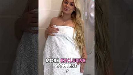 Dry fashion vs. Wet fashion: What&#39;s your take? 💦 #blonde #shorts #shower #video #haul