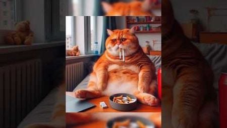kisah kucing pecandu rokok #cat #poorcat #catlover #kucing #kucinglucu #pets #kiiten #kucat