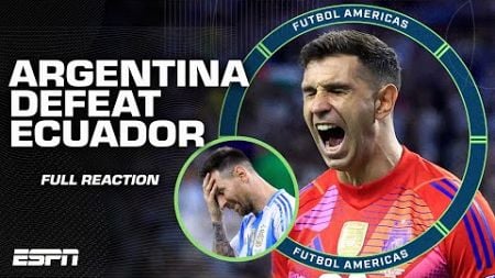 FULL REACTION: Argentina advance to Copa America Semifinal behind Martinez&#39;s play | Futbol Americas